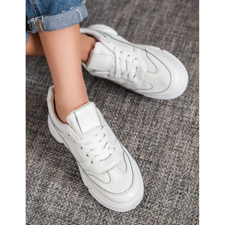 MCKEYLOR Platform Shoes white 1