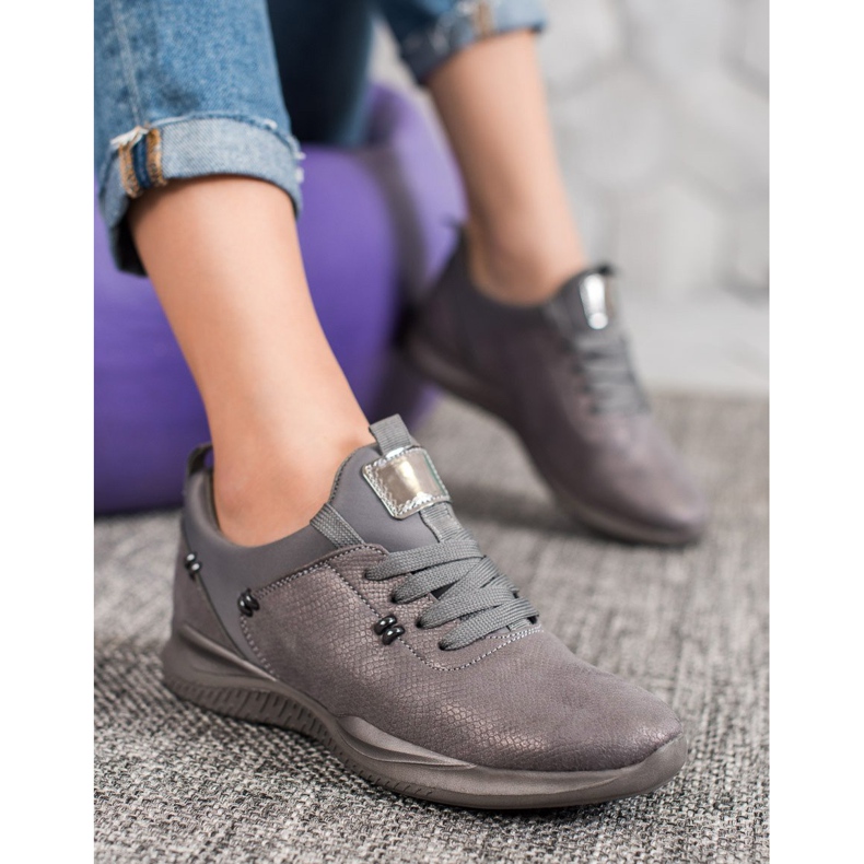 SHELOVET Stylish Sport Shoes grey 1