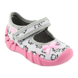 Befado children's shoes 109P198 pink grey 1 Befado children's shoes 109P198 pink grey 1