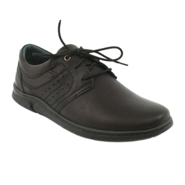 Riko 870 Men's shoes Leather comfortable black 1