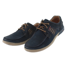 Riko 908 Men's navy blue men's shoes 3 Riko 908 Men's navy blue men's shoes 3
