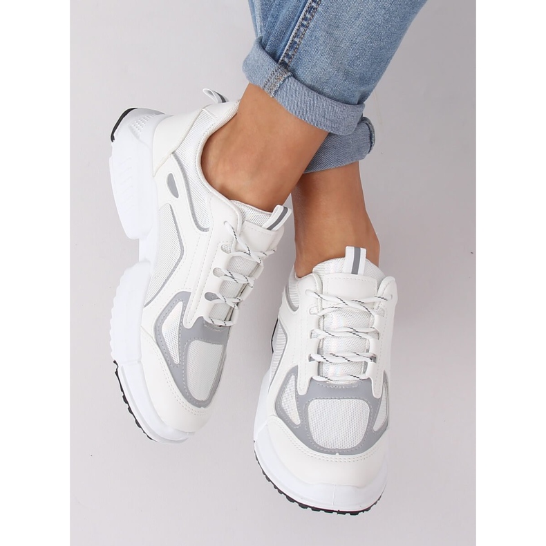 White sports shoes BO-557 WHITE-H 2