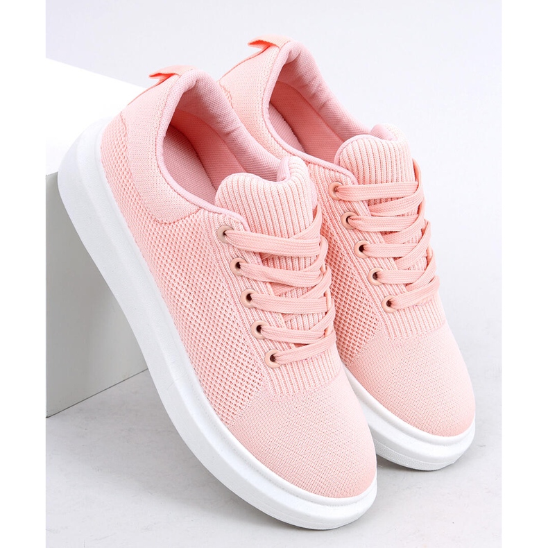 Pink women's pink sneakers LV82P Pink 1