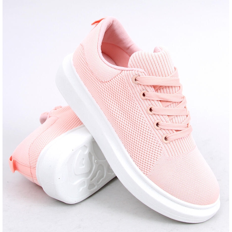 Pink women's pink sneakers LV82P Pink 2