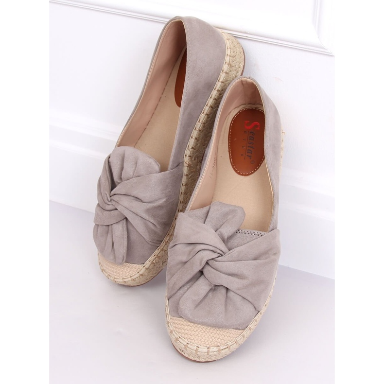 Gray Espadrilles for women LL-219P Gray grey 1