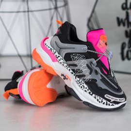 Bella Paris Sneakers With Colorful Inserts multicolored 1