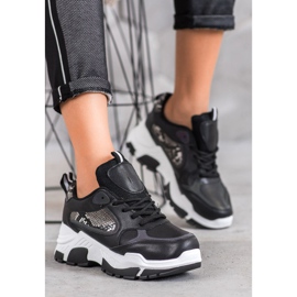 Bella Paris Eco Leather Sneakers black multicolored 1