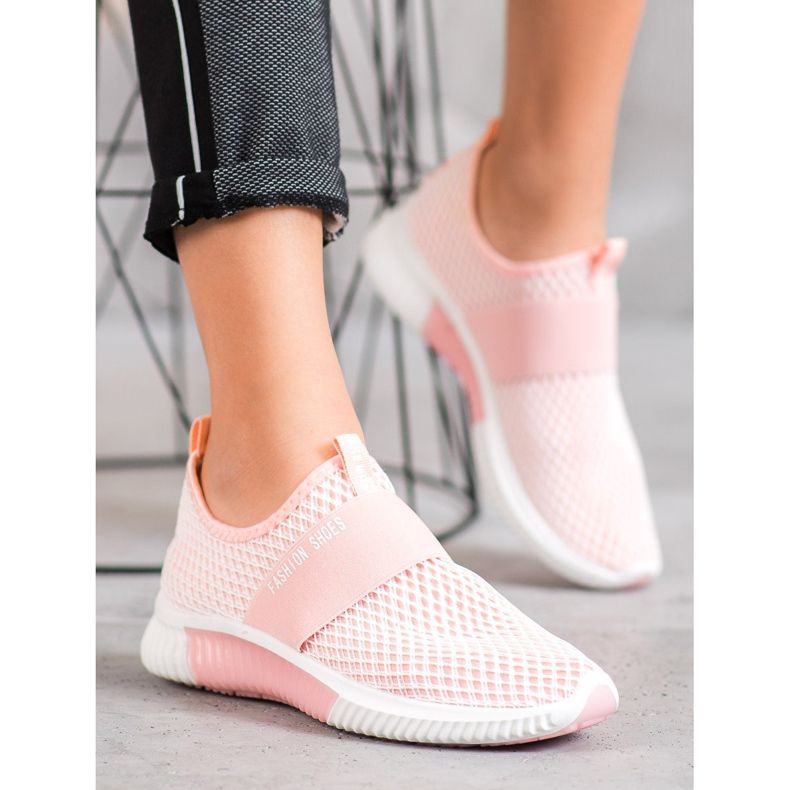 SHELOVET Slip-on Fashion Shoes pink 1