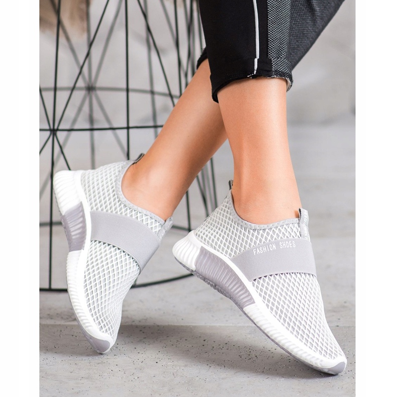 SHELOVET Slip-on Fashion Shoes grey 2