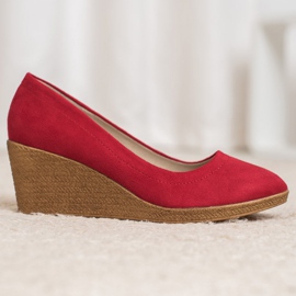 Goodin Classic Wedge Ballerina red 2