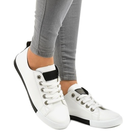 1016 white classic sneakers black 2 1016 white classic sneakers black 2