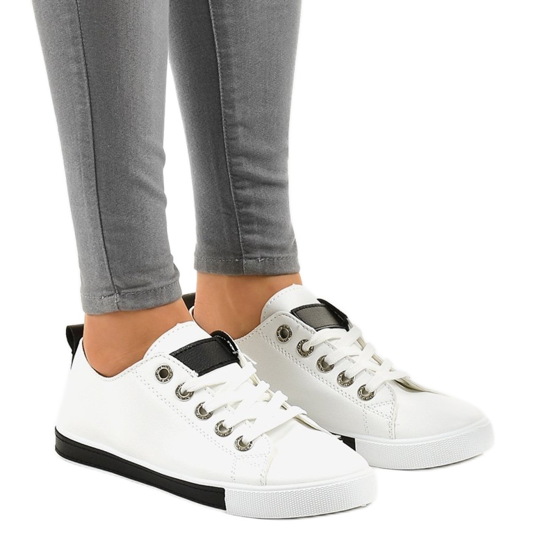 1016 white classic sneakers black 1 1016 white classic sneakers black 1