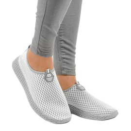 Gray women's sports shoes SJ1890-2 grey 2