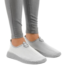 Gray women's sports shoes SJ1890-2 grey 1