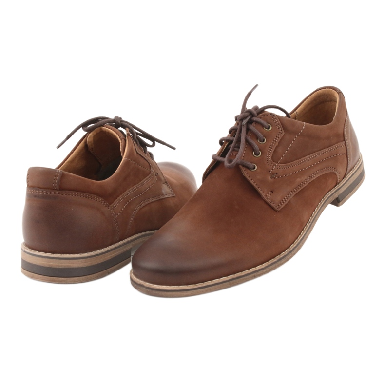 Riko low-cut men's shoes 831 brown 4