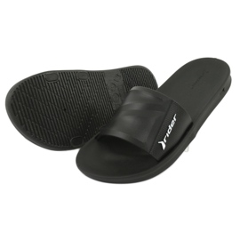 Rider 11578 black pool slippers 3