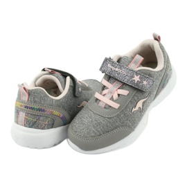 Kangaroos 02051 Children's Gray/Pink Sports Shoes grey 4