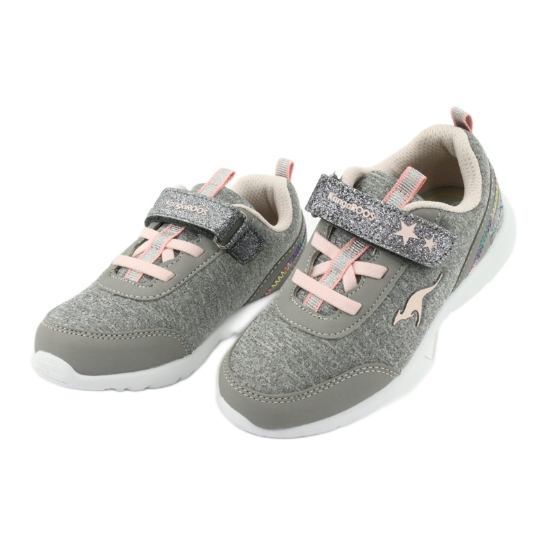 Kangaroos 02051 Children's Gray/Pink Sports Shoes grey 3 Kangaroos 02051 Children's Gray/Pink Sports Shoes grey 3