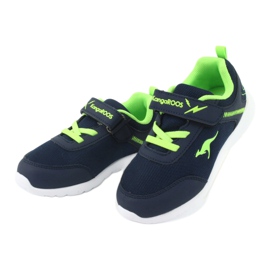 KangaRoos Children's sports shoes 02050 navy blue/green 3