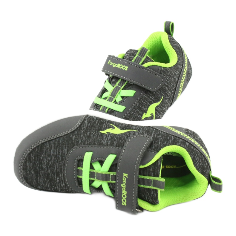 KangaRoos Sports children's shoes 02051 gray/green grey 5 KangaRoos Sports children's shoes 02051 gray/green grey 5