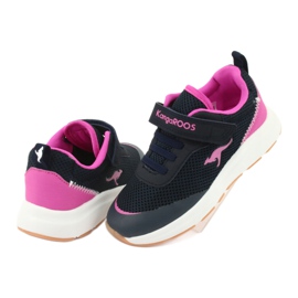 Kangaroos18507 Navy/pink sports children's shoes blue 4