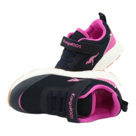 Kangaroos18507 Navy/pink sports children's shoes blue 6