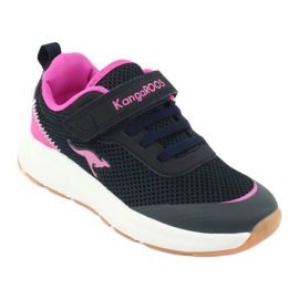Kangaroos18507 Navy/pink sports children's shoes blue 1