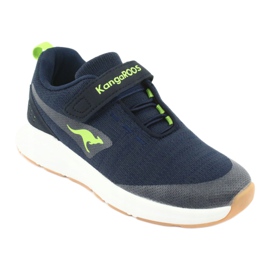 Kangaroos 18508 Navy/green sports shoes blue 1 Kangaroos 18508 Navy/green sports shoes blue 1