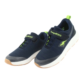 Kangaroos 18508 Navy/green sports shoes blue 3