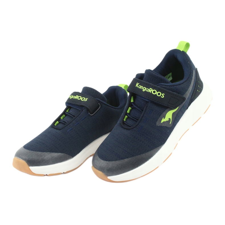 Kangaroos 18508 Navy/green sports shoes blue 3