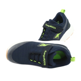 Kangaroos 18508 Navy/green sports shoes blue 5