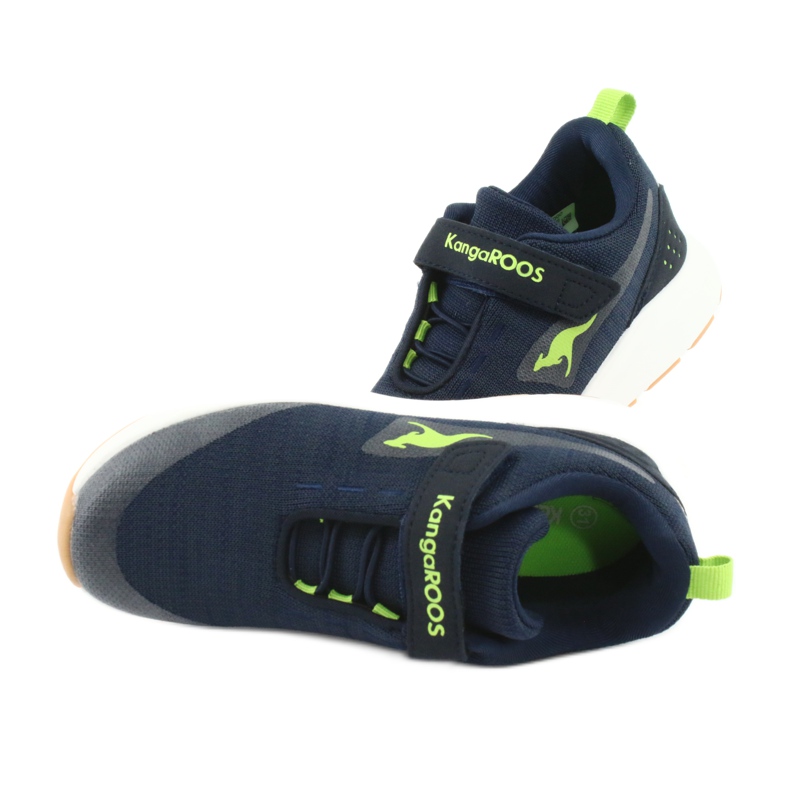 Kangaroos 18508 Navy/green sports shoes blue 5