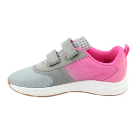 KangaROOS Velcro sports shoes 18506 gray / neon pink grey 2