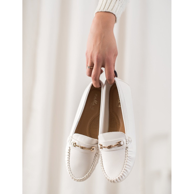Fama Elegant loafers white 2 Fama Elegant loafers white 2