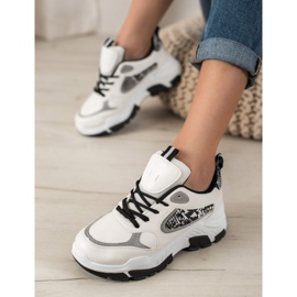 Bella Paris Eco Leather Sneakers white multicolored 1