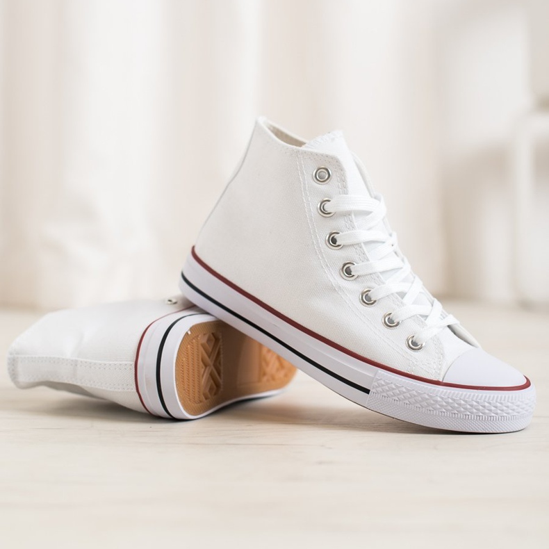 Super Me High Sneakers white 1