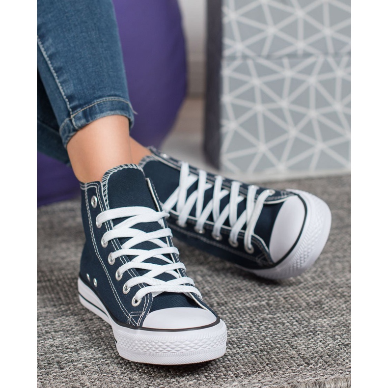 Super Me High Sneakers blue 1