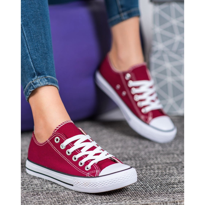 SDS Textile Sneakers red 1