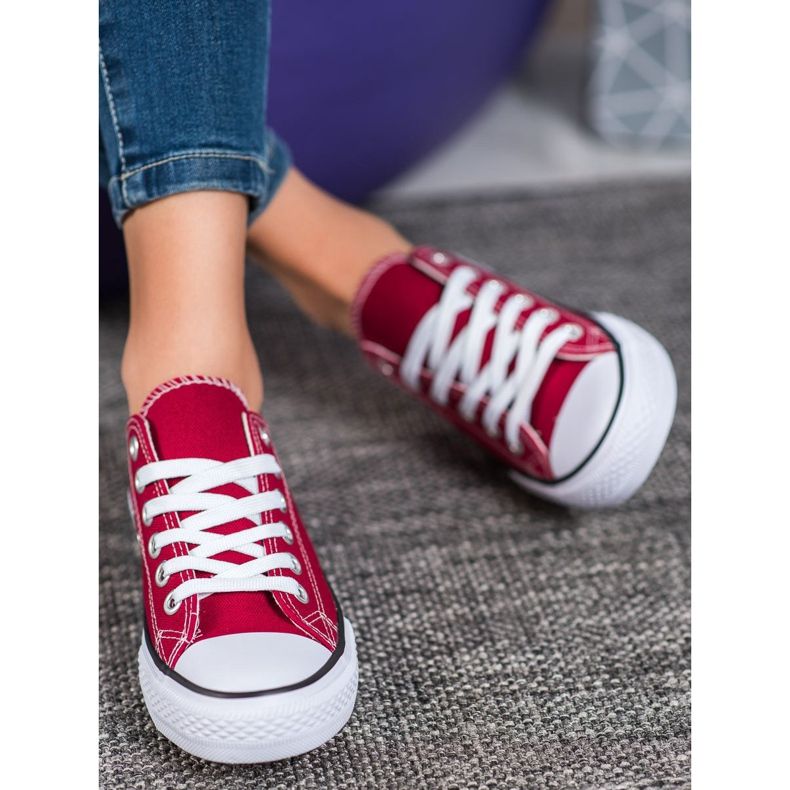 SDS Textile Sneakers red 2