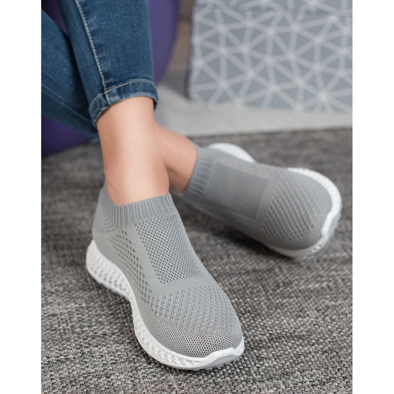 Goodin Openwork Sport Shoes grey 1