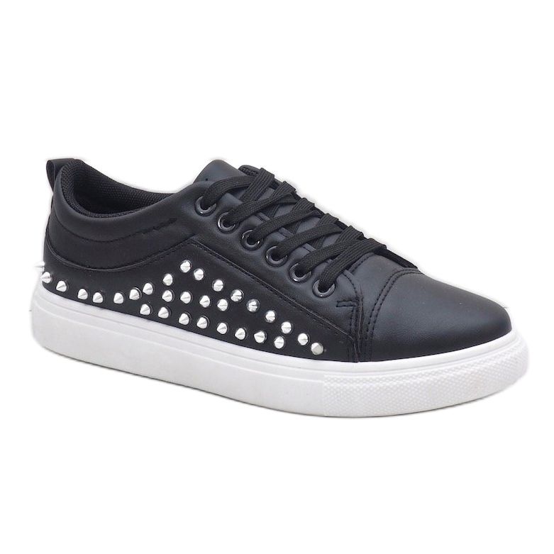 Black sneakers with studs 1781-1 1