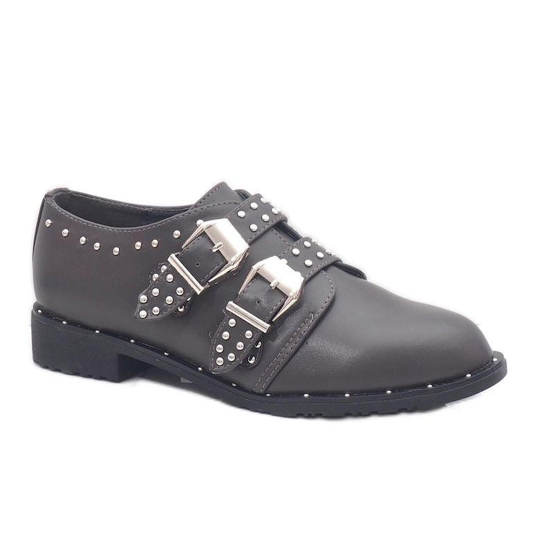 Gray shoes with studs L89-47 grey 1
