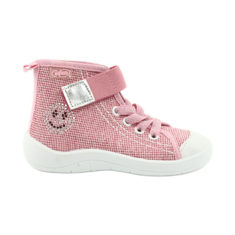 Befado children's shoes 268X068 pink grey 1 Befado children's shoes 268X068 pink grey 1