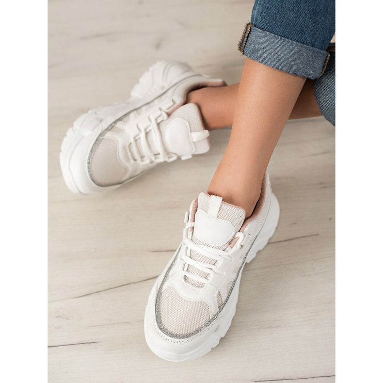 SHELOVET Stylish Sneakers white 2 SHELOVET Stylish Sneakers white 2