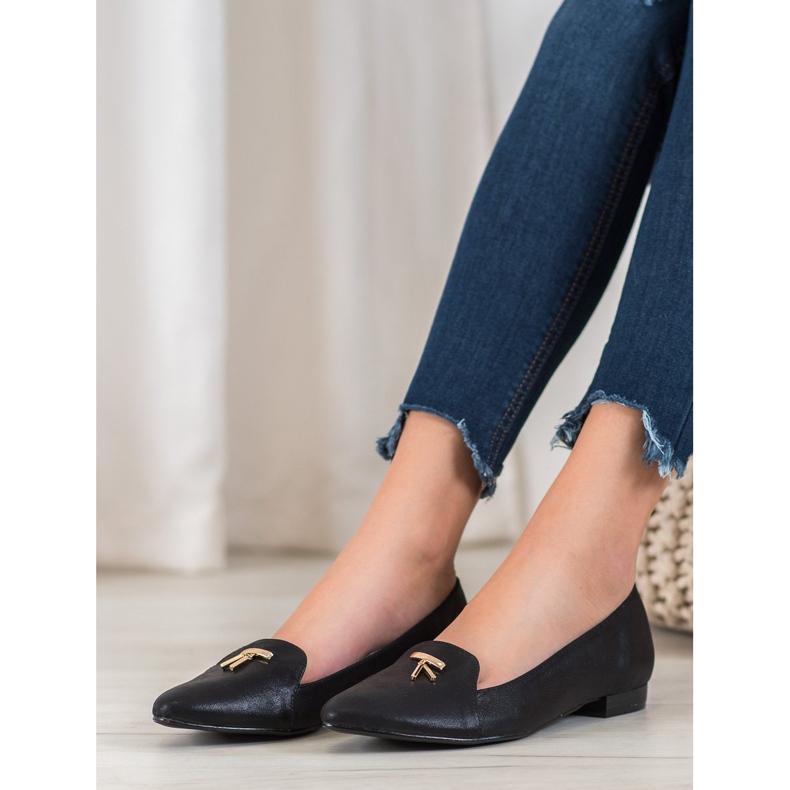 Goodin Shiny Black Ballerinas 1 Goodin Shiny Black Ballerinas 1