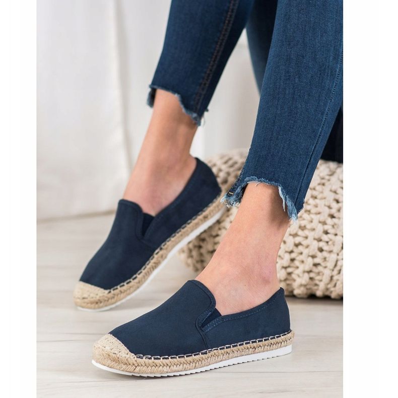 Goodin Suede Espadrilles blue 1
