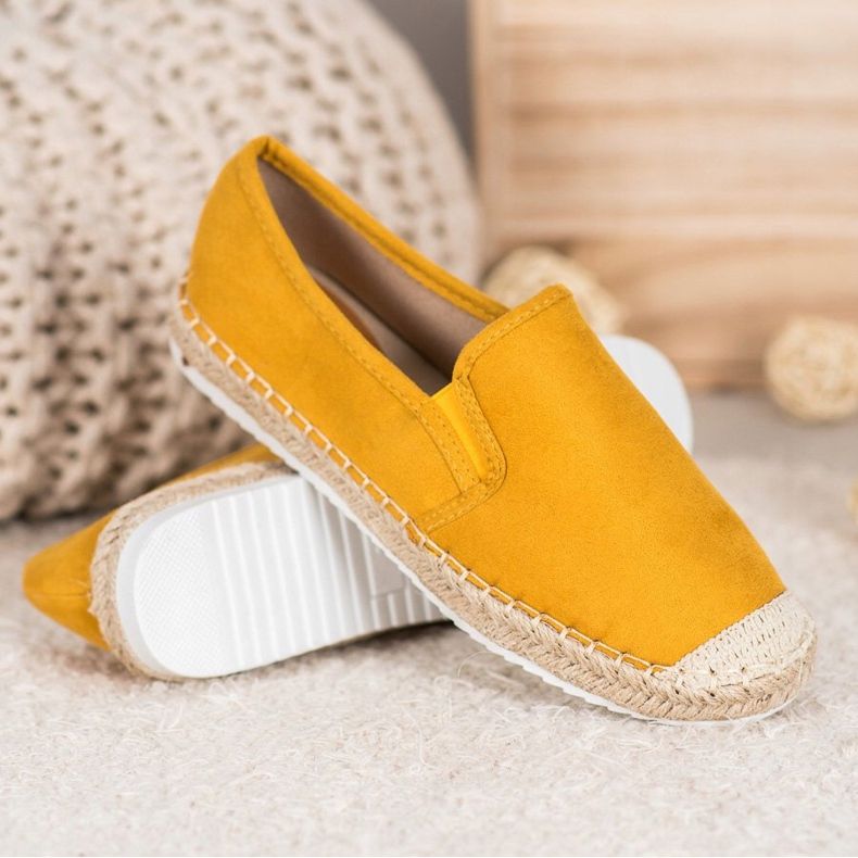 Goodin Suede Espadrilles yellow 1