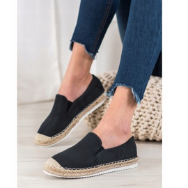Goodin Suede Espadrilles black 1