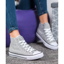 Super Me High Sneakers grey 1