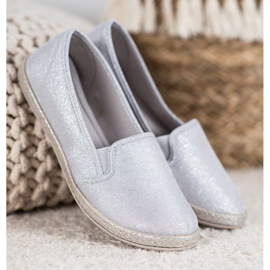 SHELOVET Comfortable Slip On Shoes grey 1